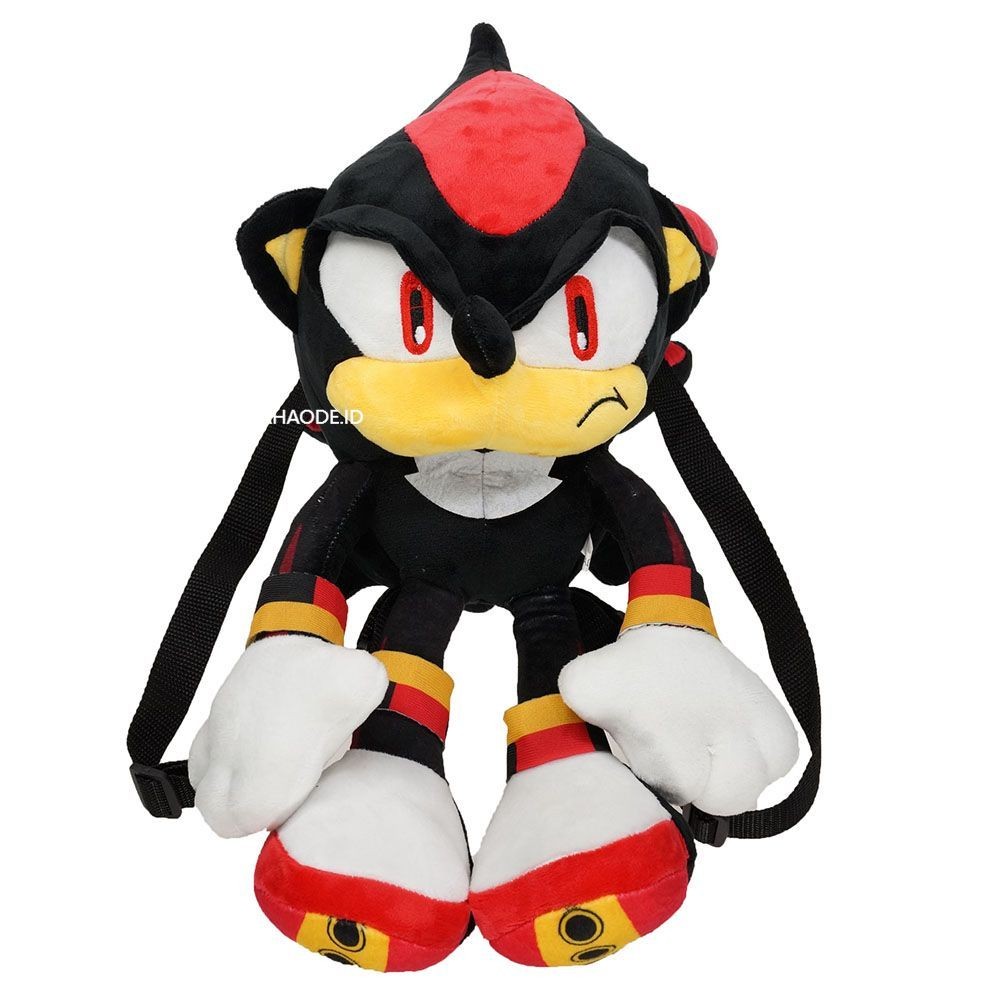 YAHAO- Tas Sekolah Mewah Sonic Mouse Ransel Perak Bayangan Boneka Kartun Hadiah Sekolah Anak-anak