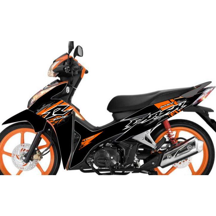 STIKER STRIPING HONDA BLADE 125 WAVE DASH R MALAYSIA MOTIF TERBARU DAN TERKECE