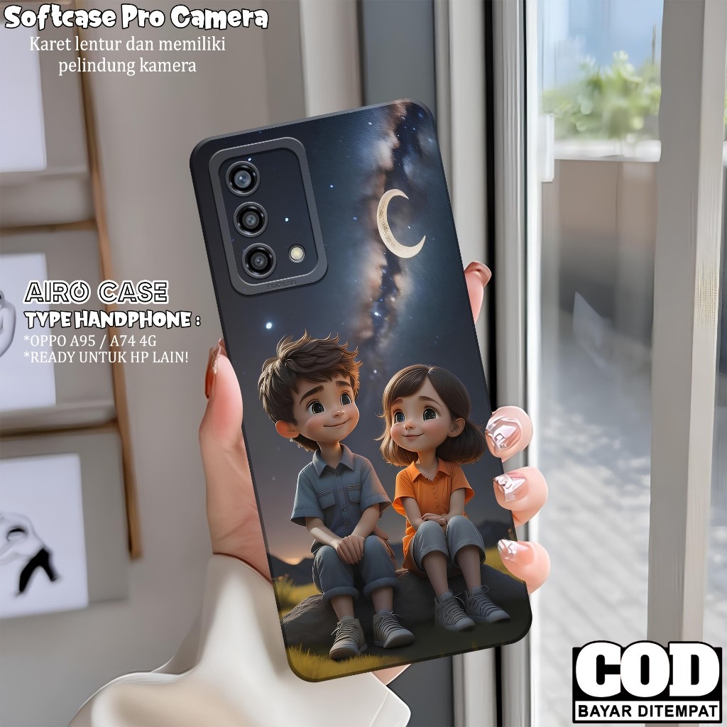 Softcase OPPO A95/ A74 4G Terbaru Case OPPO A95/ A74 4G Fashion Case KARTUN Casing OPPO A95/ A74 4G 