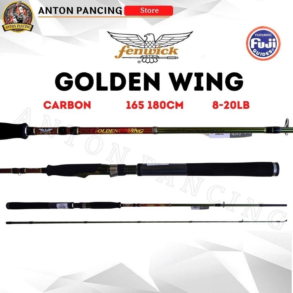 Joran Pancing Fenwick Golden Wing FGWS562 MH FGWS602 MH 165 180CM 8-20LB