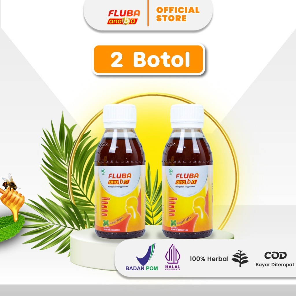 

Fluba Anaba Madu Herbal Melegakan Tenggorokan 2 Botol - 130 ml