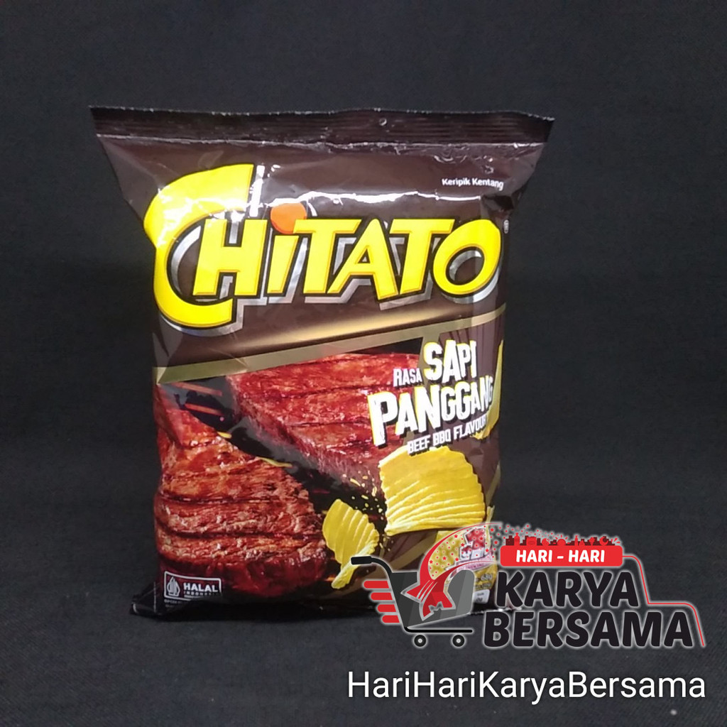 

MAKANAN RINGAN SNACK CHITATO SAPI PANGGANG BEEF BBQ FLAVOUR 68GR