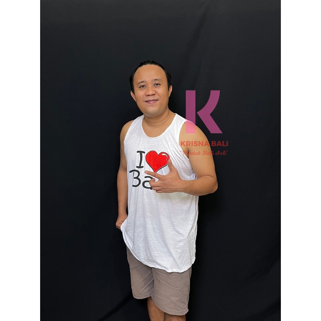 Kaos Singlet Pria Asli Bali