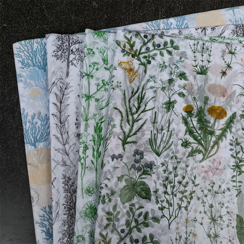

20 Pcs Green Leaves Tissue Paper 14x20in Botanical Printed Leaf Wrapping Paper for Wrapping Gifts Birthday Festival Craft Papers
