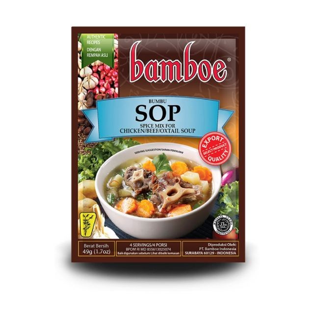 

Bamboe Bumbu Instan Sop 49gr