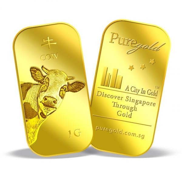 Emas 1 Gram Cow Logam Mulia