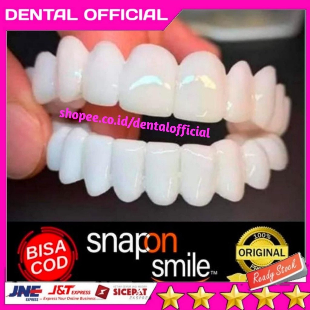 snap on smile/ gigi palsu Gigi Palsu Atas Bawah Snap On Smile Authentic 100%