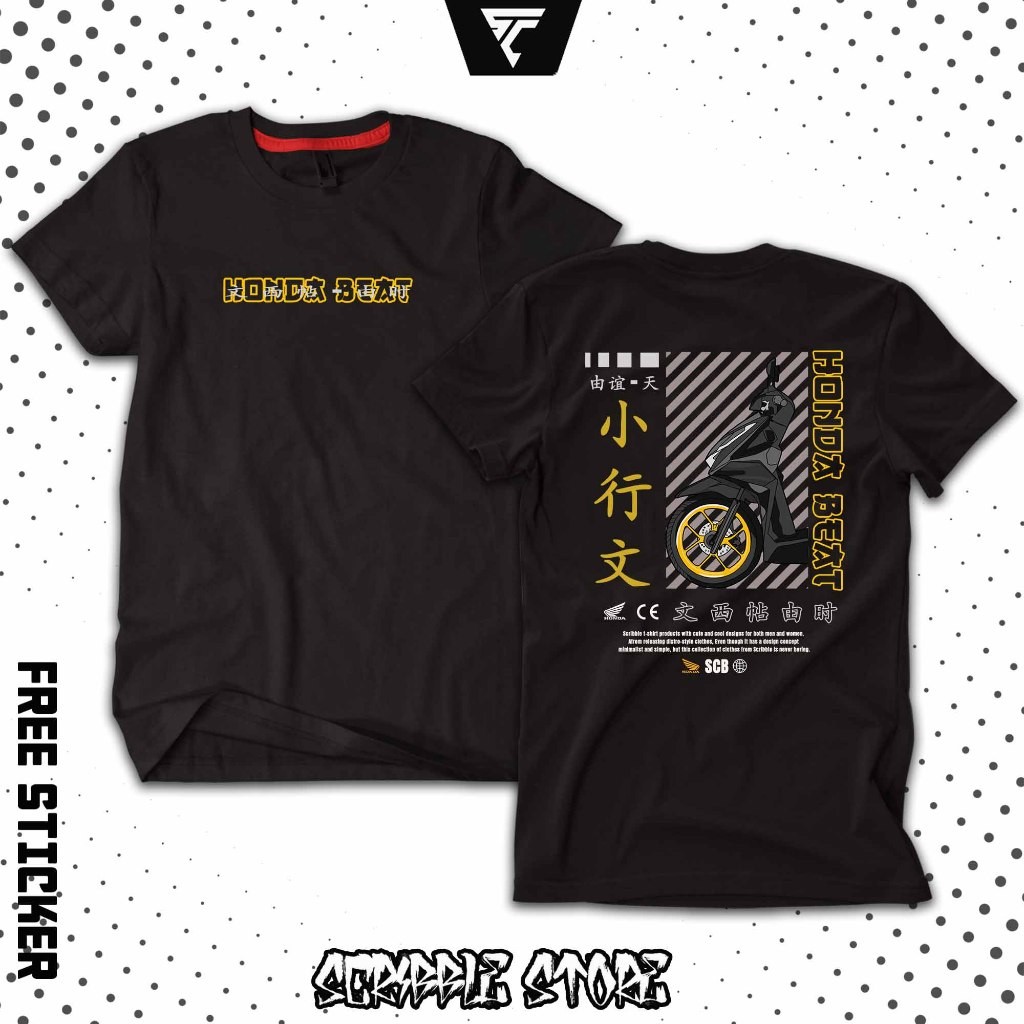 Kaos motor honda beat | Kaos Komunitas motor beat indonesia | kaos beat racing