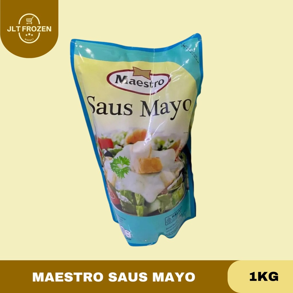 

Maestro Saus Mayo / Sauce Mayonaise / Mayonais / Kemasan 1KG/500G