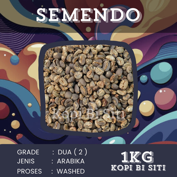 Green bean Arabika Semendo Grade 2 - Washed proses 1kg