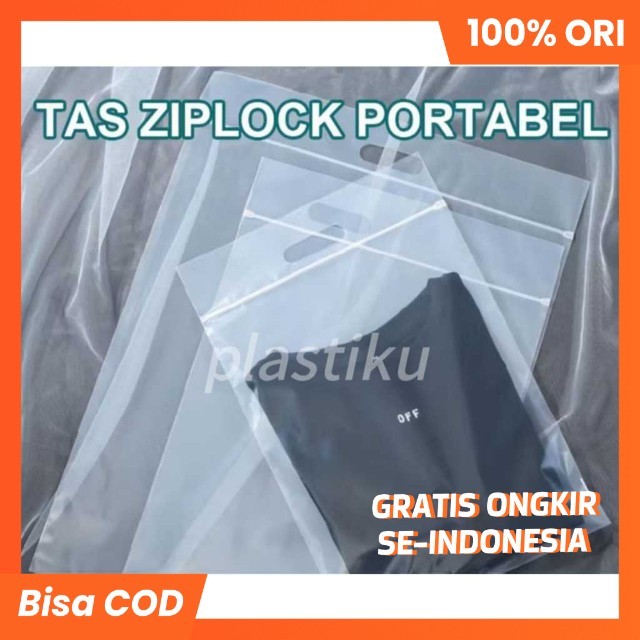 Plastik Ziplock / ziplock 25x35 / plastic / plastik baju ziplock / plastik klip baju - isi 40 pcs