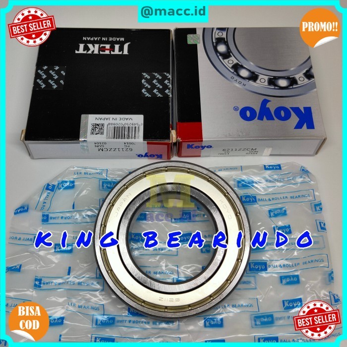 (KBT) PROMO LAHER BEARING 6211ZZ KOYO 6211 ZZ KOYO