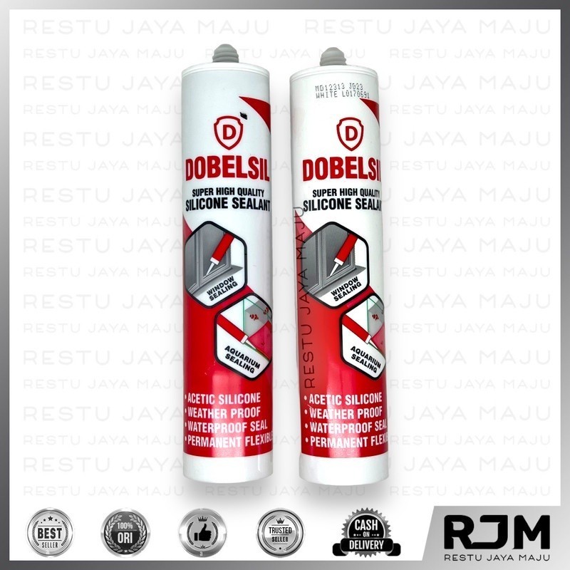 

PROMO ONGKIR DOBELSIL Lem Silikon Tabung Kaca Akuarium Silicon Sealant Aquarium rj