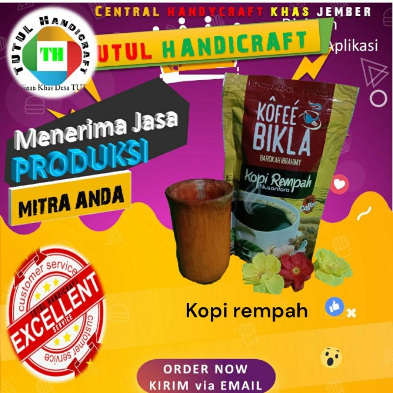 

IMRON PRIBADI Paket Kopi Bikla Rempah Nusantara Gelas Secang