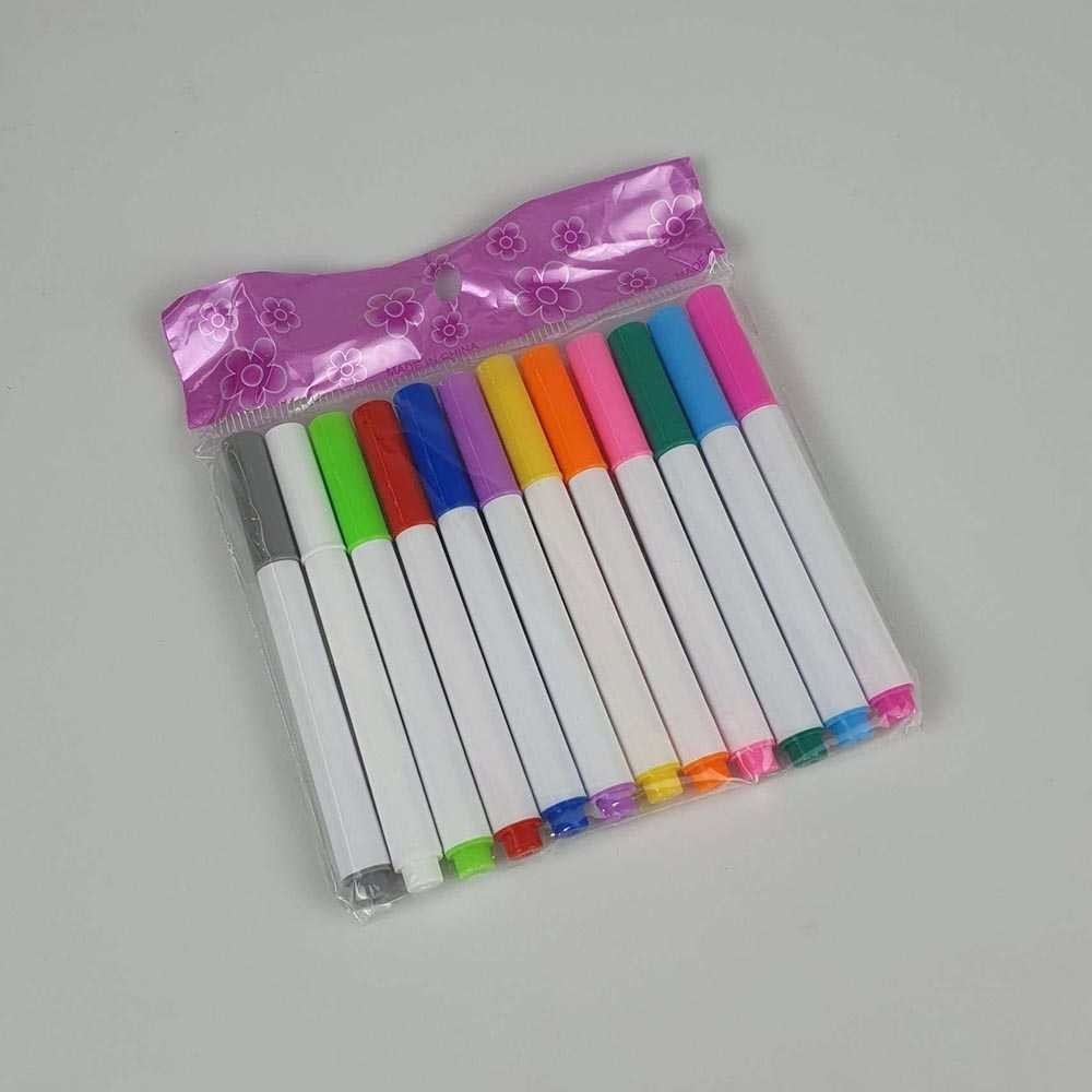 

QNSHP KISSBUTY Kapur Liquid Chalk Erasable Marker Kaca Papan Tulis 12 PCS - GP-96