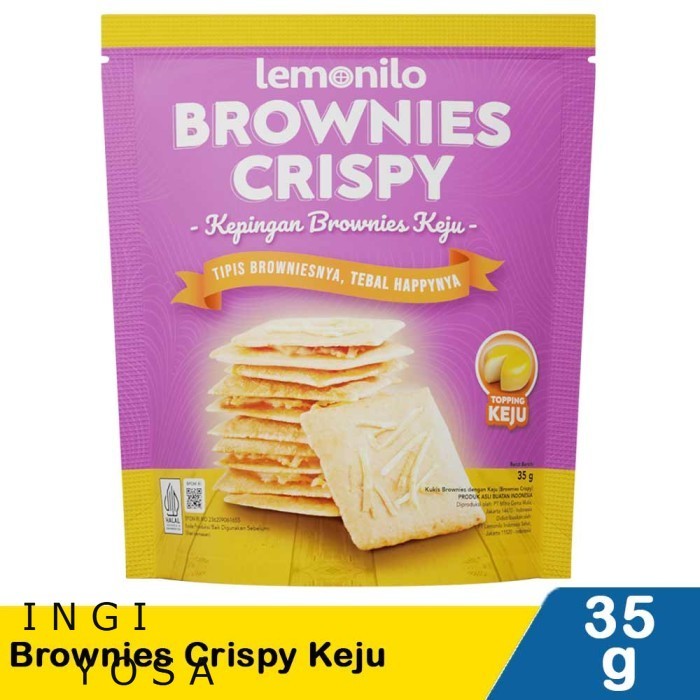 

Promo Lemonilo Brownies Crispy Keju 35G