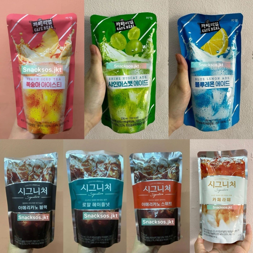 

Jardin Korean Pouch Drinks Signature | Minuman Korea | Minuman Viral Korea