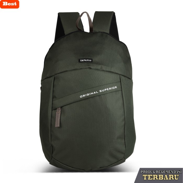 tas ransel pria murah berkualitas Tas Ransel Pria Backpack Tapaxco Genesis Tas Sekolah Kanvas Codura