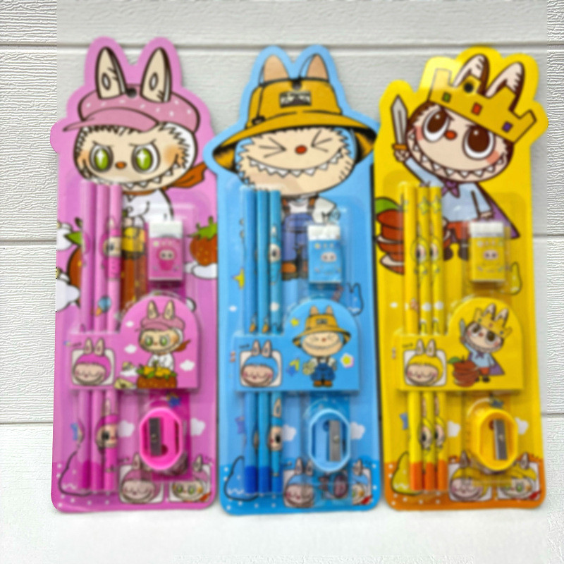 

Alat Tulis Set 6 in 1 Labubu Kuromi Crybaby Murah Set Stationery Hadiah Anak Sanrio - BC0495