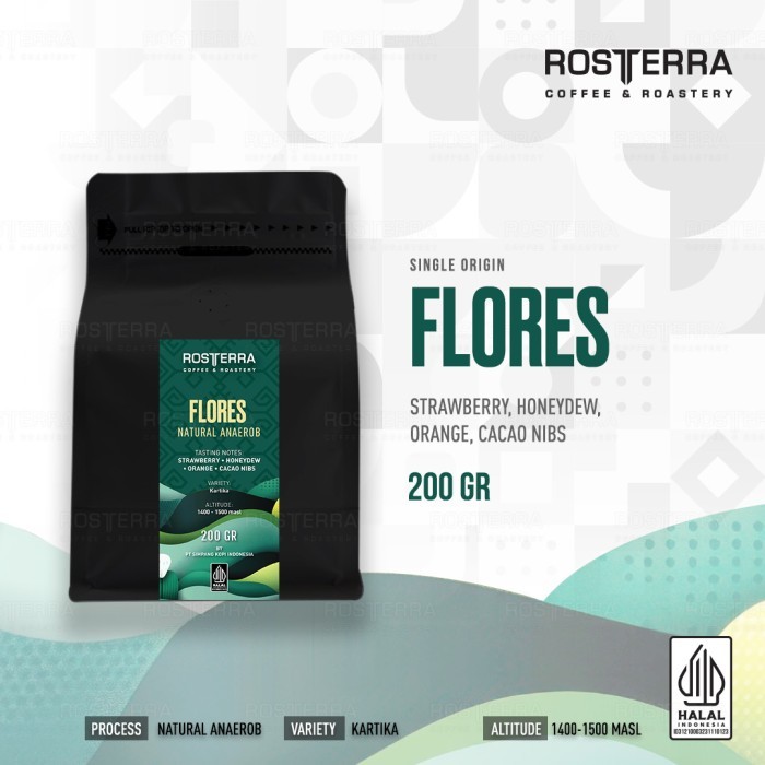 

Biji Kopi Bubuk Arabica Flores Manggarai Arabica Coffee Beans Single Origin Esspreso dan Manual Brew 1kg 200gr - 200gr, Biji Kopi