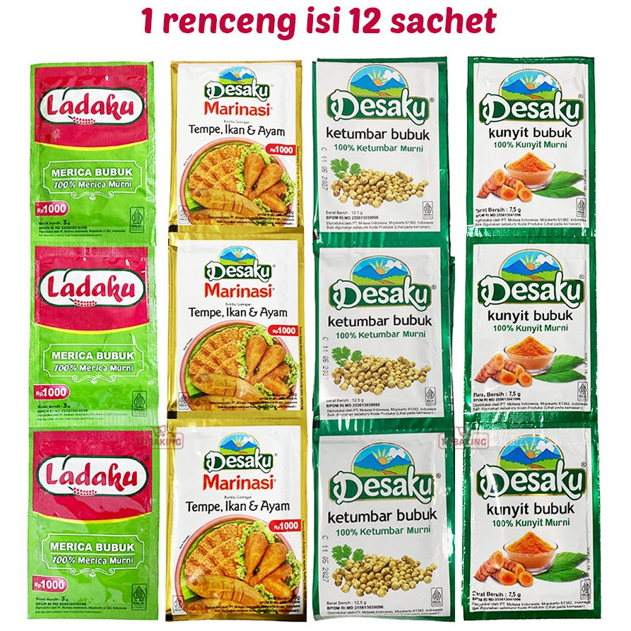 

DESAKU - Marinasi Ayam Ikan Tempe Ketumbar Kunyit Ladaku