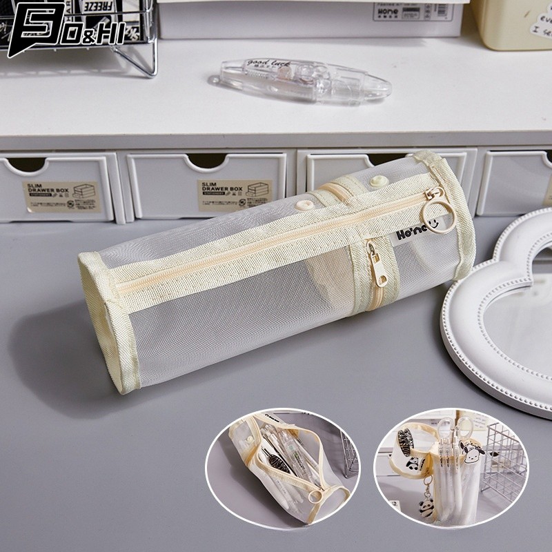 

Exam Specific Pencil Case High-value Cylindrical Pencil Case Student Large Capacity Transparent Storage Pencil Case