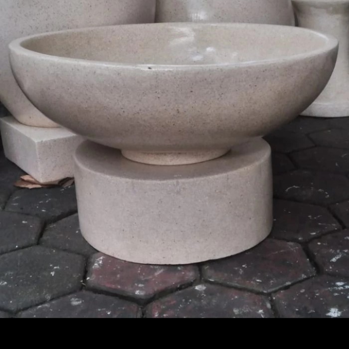 Pot teraso untuk teratai diameter besar 100 cm + tatakan