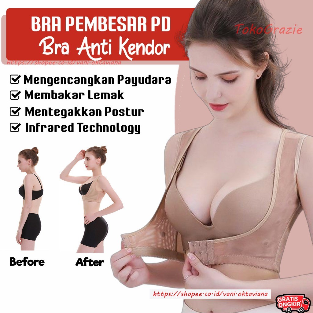 DHOLISHOP.ID Bra Pengencang Payudara | Bra Pembesar Payudara | Penegak Badan | Push up Bra | Bra Pen