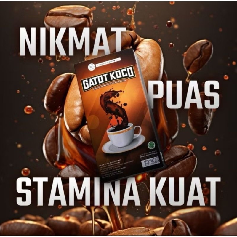 

TERLARIS - KOPI GATOT KOCO 1 BOX ISI 5 SACHET - BY DR RICHARD LEE