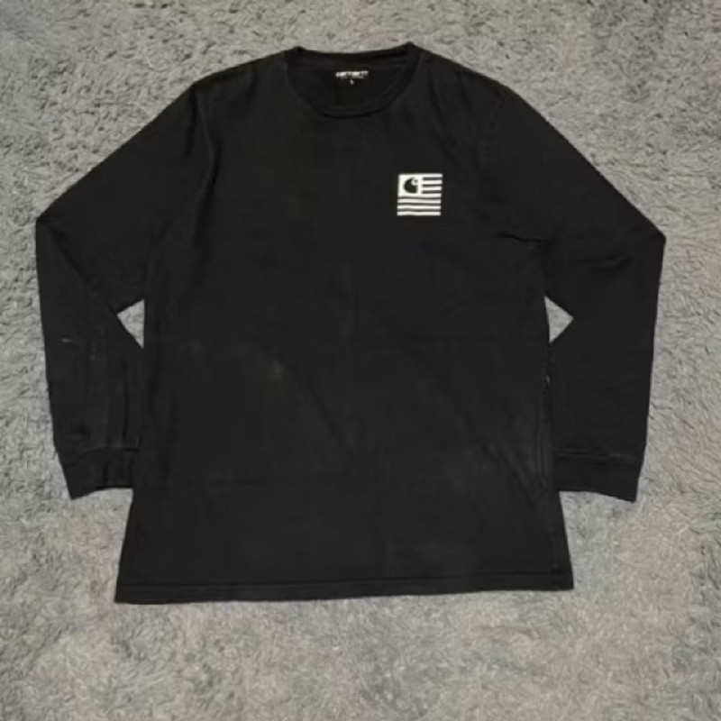 Longsleeve state flame Pria Dewasa Wanita UNISEX - Full Tag Mirror 1:1 Premium {READYSTOCK} Carhartt