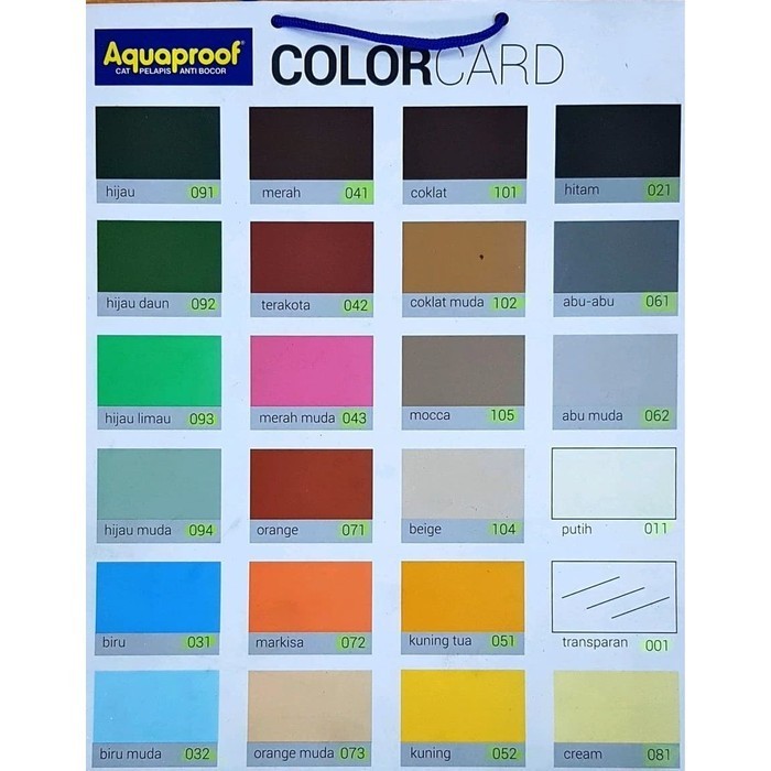 Terlaris - CAT TEMBOK PELAPIS ANTI BOCOR AQUAPROOF 1 KG / AQUA PROOF 1 KG - 061 ABU TUA