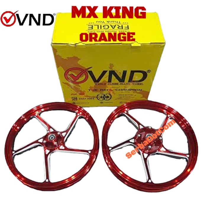 VELG VND AK55 AK 55 ORIGINAL JUPITER Z MX KING VEGA R MX Z1 ZR ORANGE BLUE PINK UNGU PURPLE BLACK Md