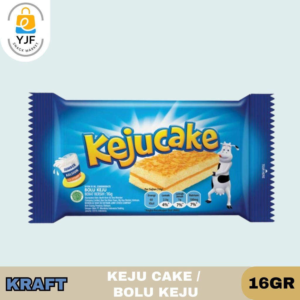 

Kraft Keju Cake Bolu Keju Kraft 16 gr