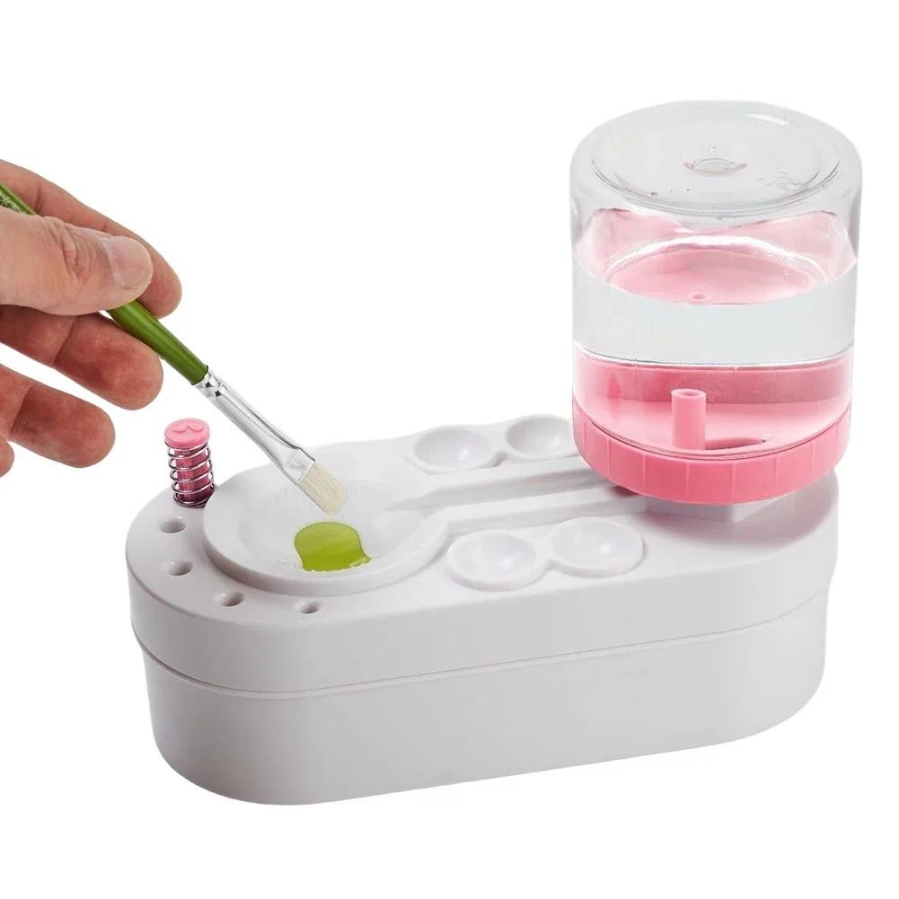 

Automatic Water Circulation Paint Brush Cleaning Machine Brush Painting Ring Cup Art Tools Cleaning Bucket Pen Washer