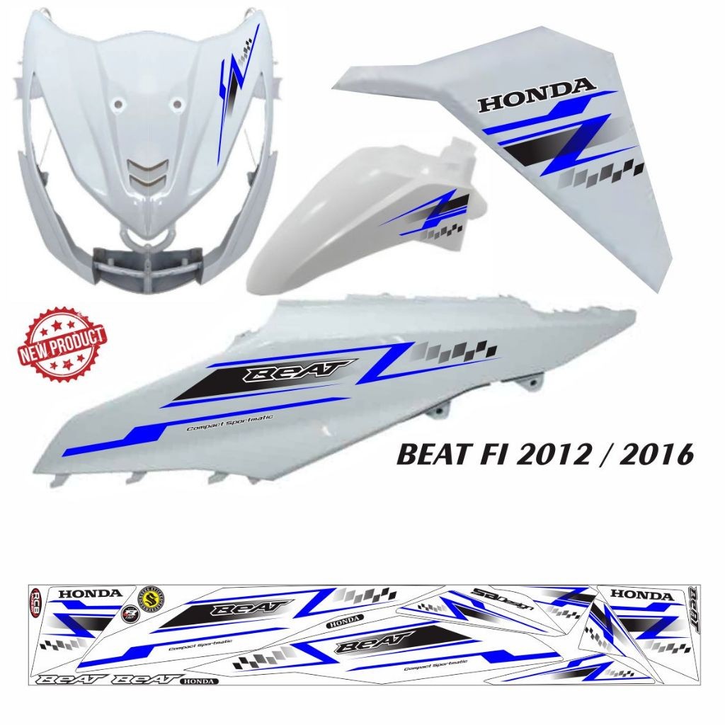 VARIASI STIKER BEAT FI 2013/2015/ STRIPING MOTOR BEAT FI VARIASI