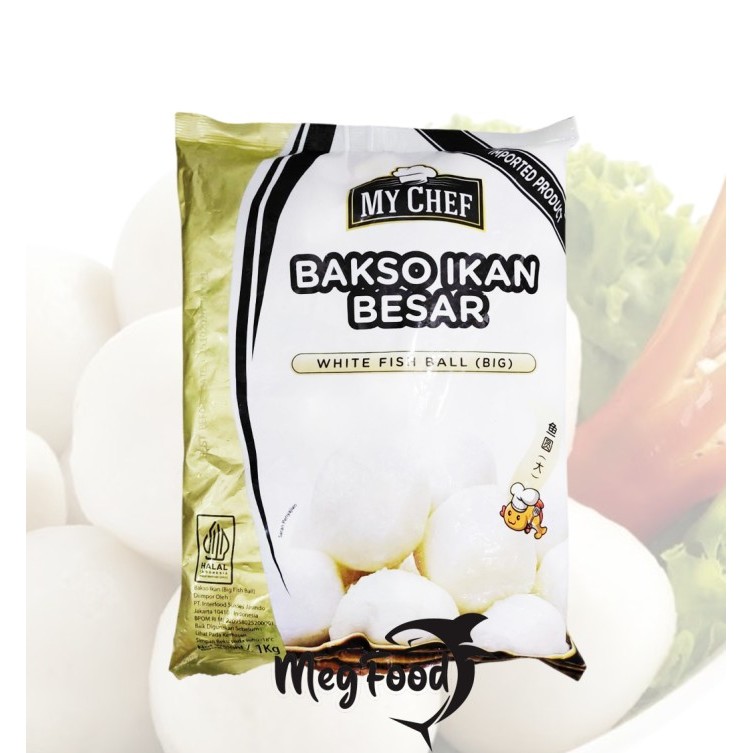 

My Chef Bakso Ikan Besar / White Fish Ball Big - 1 Kg