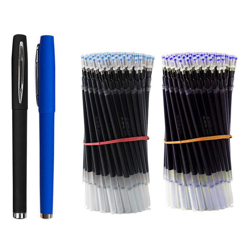 

Haile 0.5mm/0.7mm/1.0mm Frosted Gel Pen Refill Set Large- Capacity Signature Calligraphy Pen Office School Supplies Stationary