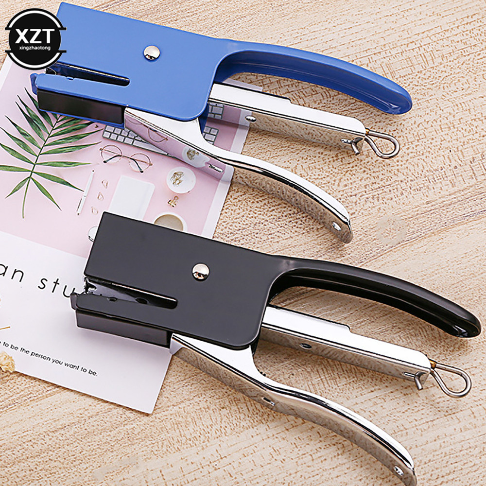 

Hand-held Multi-function Stapler Metal Labor-saving Durable Stapler Hand Pliers Bill Binding Tool Office School Supplies