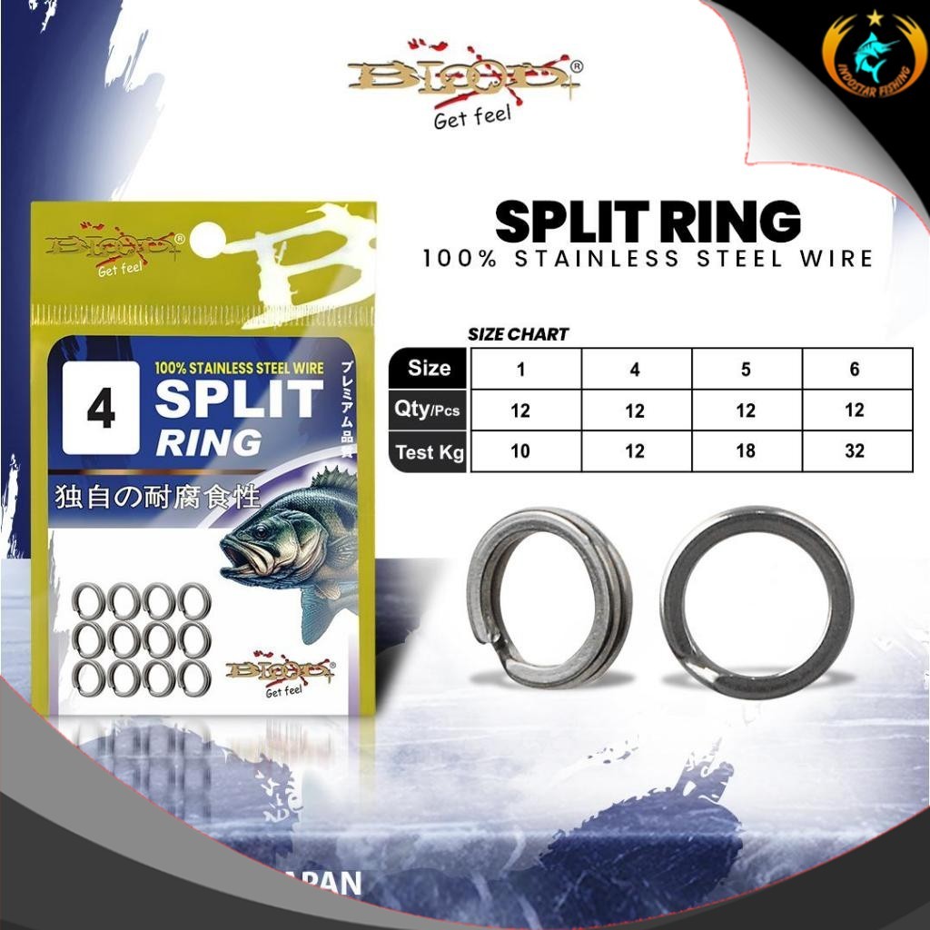 Split Ring Pancing / Blood Split Ring Stainless