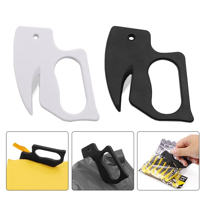 

Plastic Letter Opener Knife Safety Mail Envelope Papers Cutter Blade Scrapbooking Sliding Cutting Tool