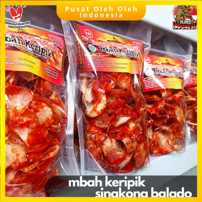 

Keripik Singkong Balado Rujak Pedas Merk MBah Keripik Singkong Snack