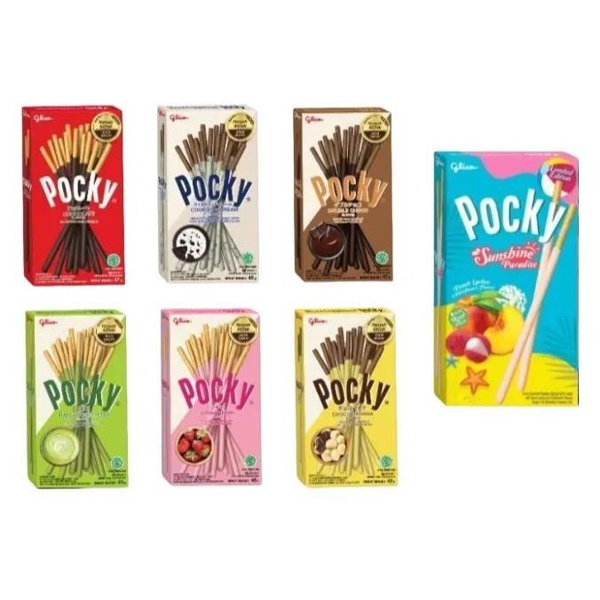

Pocky Glico Biskuit Stik All Varian 33 - 47 gr Snack Cemilan