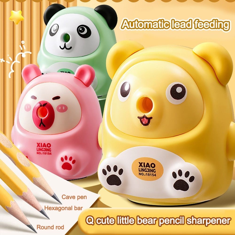 

Capybara/Panda Pencil Sharpener Hand-cranked Anti Sticking Lead Mechanical Pencil Sharpener Pencil Sharpening Tool