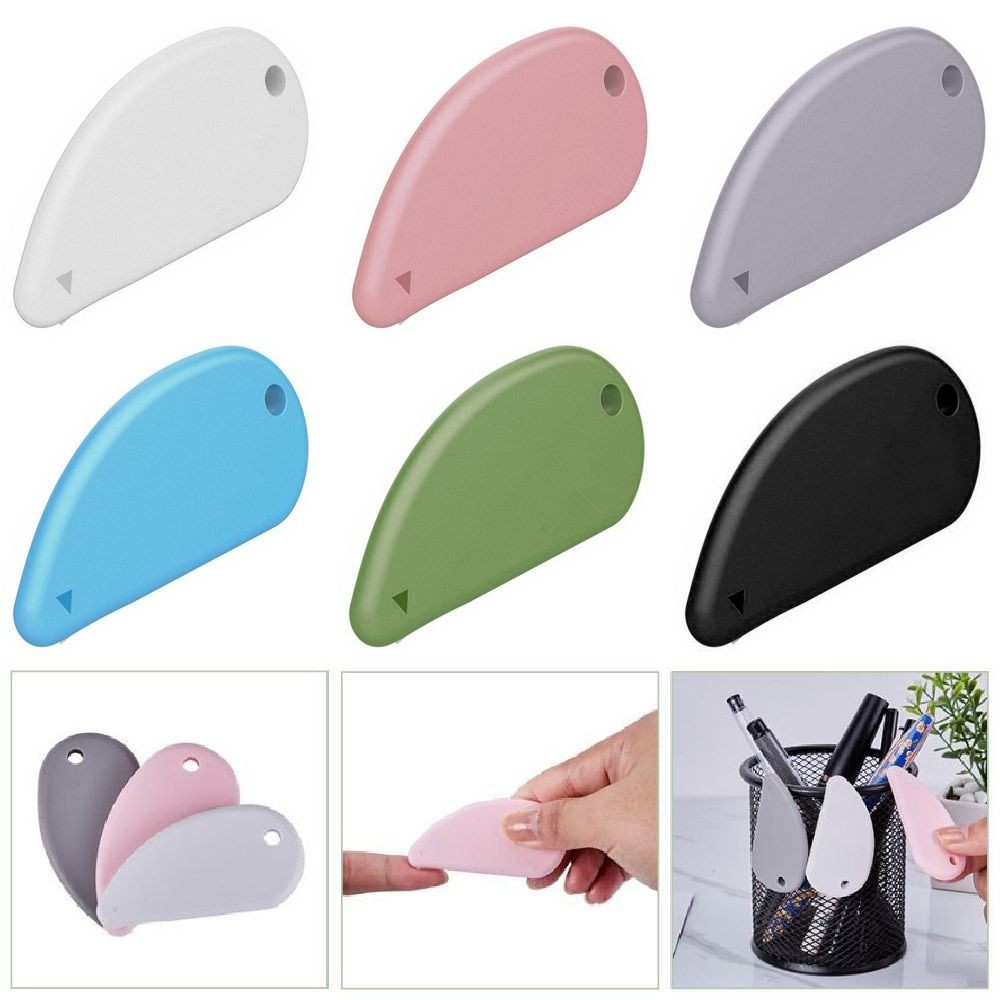 

Ceramic Blade Safety Cutter Mini Express Box Cutter Keychain Package Opener Art Utility Knife Stationery Office School Supplies