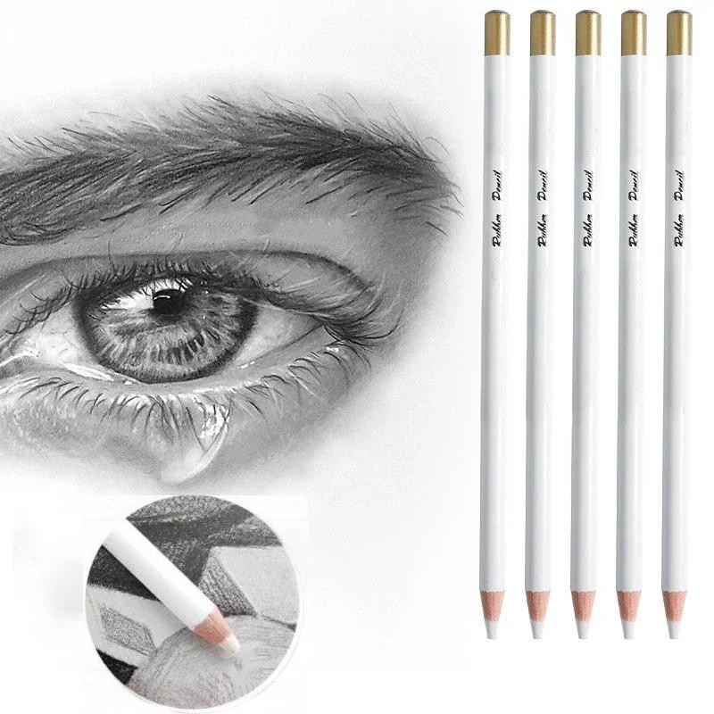 

2pcs Pen Shape Eraser Professional Rubber Pencil Erasers for Drawing Sketching Kawaii Korean Stationery School Office Supplies