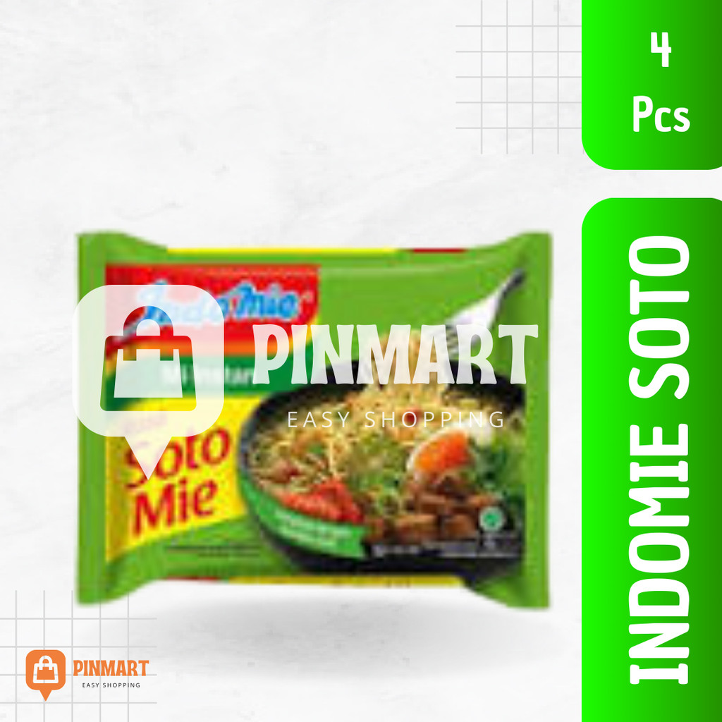 

4pcs indomie soto mie mi instan rasa soto mie indonesia populer