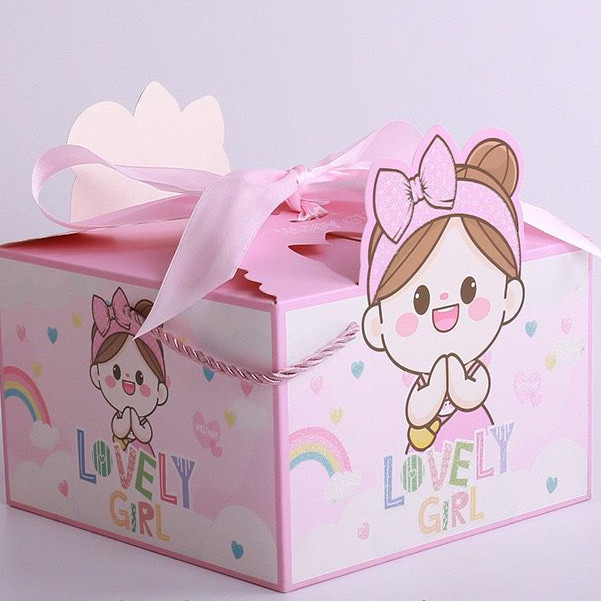 

FREE ONGKIR BOX HAMPERS BIRTHDAYS RIBBON / KOTAK HAMPERS ULANG TAHUN ANAK PITA PREMIUM
