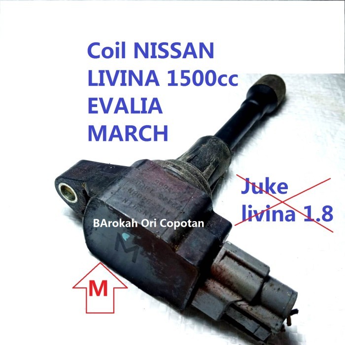 AutoPart Coil KOIL Nissan Livina Grand Evalia Latio ori original Copotan asli