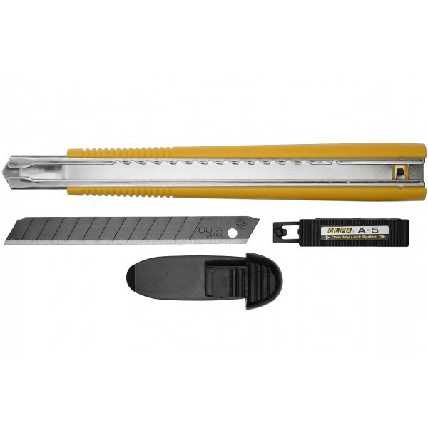 

Pisau Cutter 9 mm A-5 Olfa Snap Off Blade Cutter