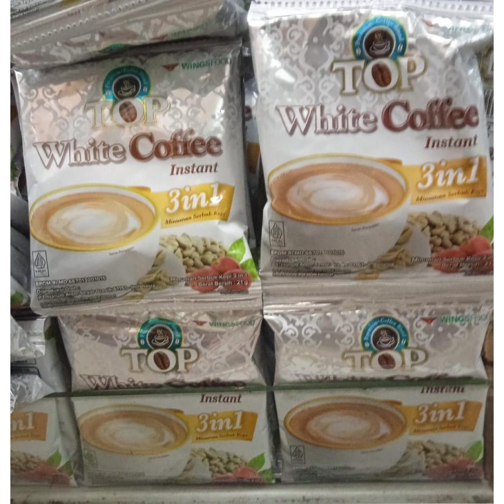 

Top White Coffe Instan 3In1 10s DIJUAL PER RENTENG
